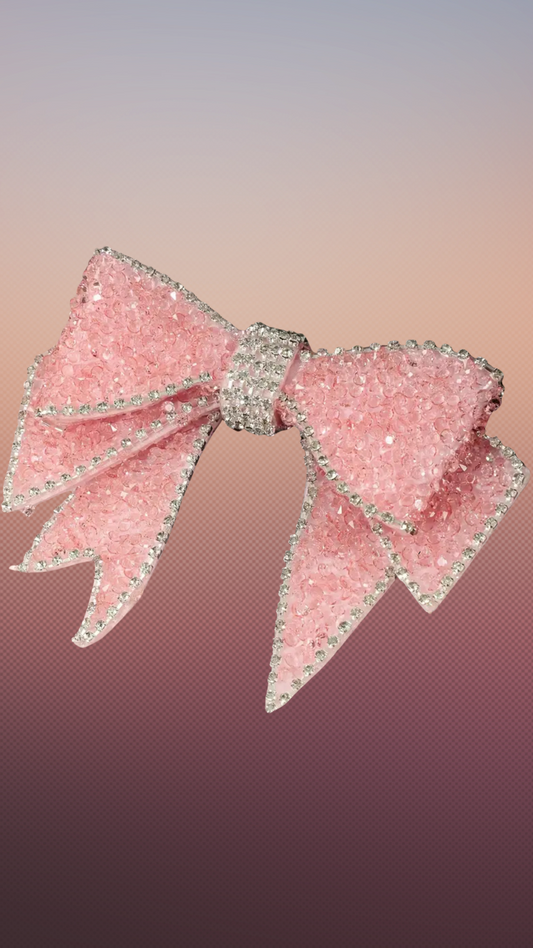 Bedazzled Pink Bow